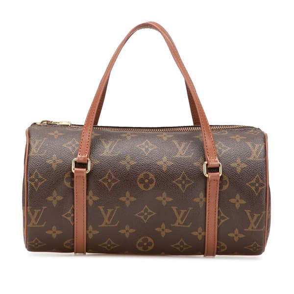 Pre-owned Louis Vuitton Monogram Papillon 26 Brown