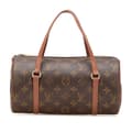 Miniatyrbillede 1 af 9: Pre-owned Louis Vuitton Monogram Papillon 26 Brown