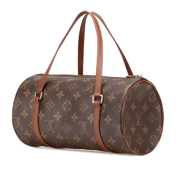 Pre-owned Louis Vuitton Monogram Papillon 26 Brown