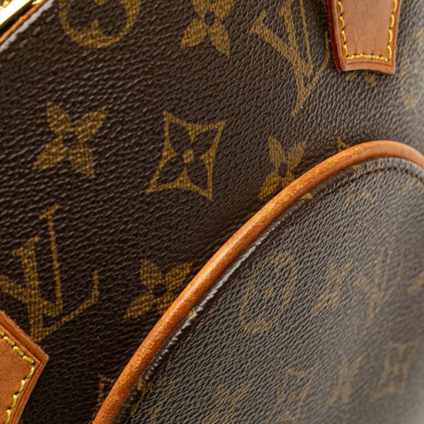 Pre-owned Louis Vuitton Monogram Ellipse PM Brown