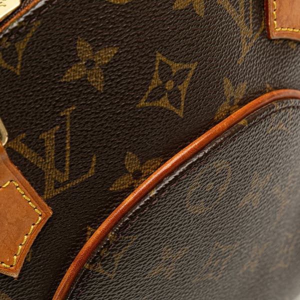 Pre-owned Louis Vuitton Monogram Ellipse PM Brown