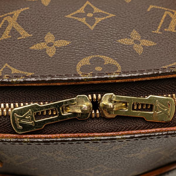 Pre-owned Louis Vuitton Monogram Ellipse PM Brown