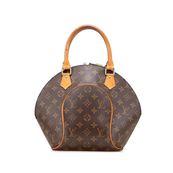 Pre-owned Louis Vuitton Monogram Ellipse PM Brown
