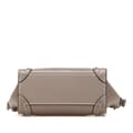 Miniatyrbillede 3 af 10: Pre-owned Celine Nano Leather Luggage Tote Brown