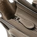 Miniatyrbillede 7 af 10: Pre-owned Celine Nano Leather Luggage Tote Brown