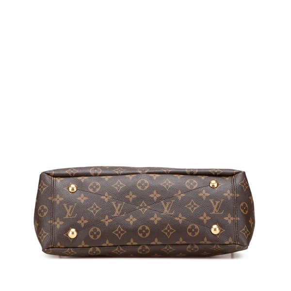 Pre-owned Louis Vuitton Monogram Pallas MM Brown
