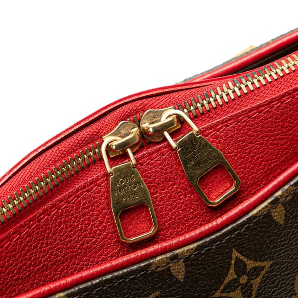 Pre-owned Louis Vuitton Monogram Pallas MM Brown