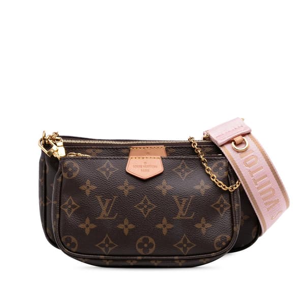 Pre-owned Louis Vuitton Monogram Multi Pochette Accessoires Brown
