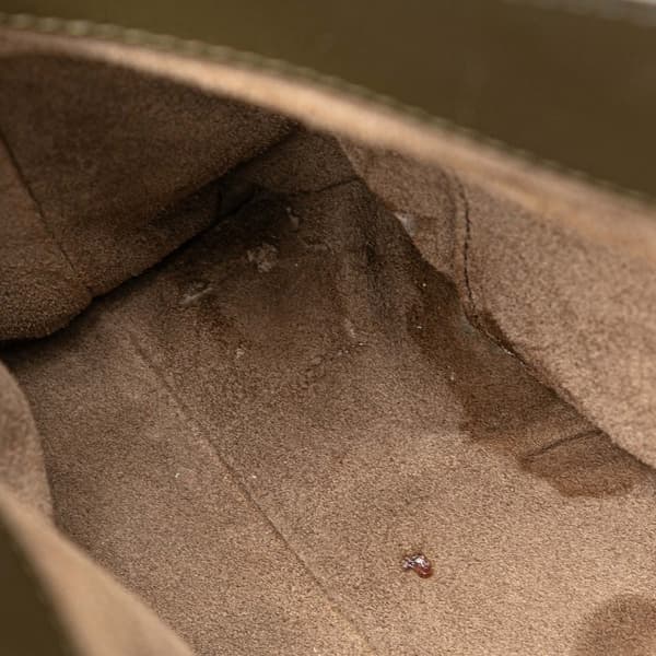 Pre-owned Bottega Veneta Medium Intrecciato Trimmed Nappa Piazza Satchel Brown