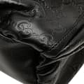 Miniatyrbild 7 av 10: Pre-owned Gucci Guccissima Abbey D Ring Handbag Black