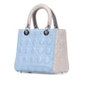 Pikkukuva 2 / 10: Pre-owned Dior Medium Bicolor Lambskin Cannage Lady Dior Blue