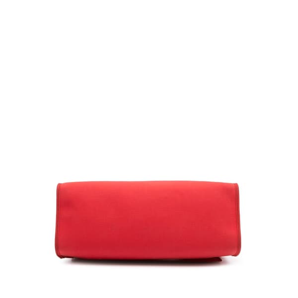 Pre-owned Hermès Toile Herbag Zip 39 Pink
