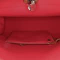 Miniatyrbild 4 av 10: Pre-owned Hermès Toile Herbag Zip 39 Pink