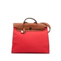 Miniatyrbild 1 av 10: Pre-owned Hermès Toile Herbag Zip 39 Pink