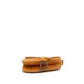Miniatyrbilde 3 av 10: Pre-owned Dior Mini Velvet Crystal Embellished Saddle Bag Orange