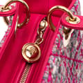 Miniatyrbilde 8 av 9: Pre-owned Dior Medium Tweed Macrocannage Lady Dior Pink