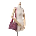 Miniatyrbilde 9 av 9: Pre-owned Dior Medium Tweed Macrocannage Lady Dior Pink