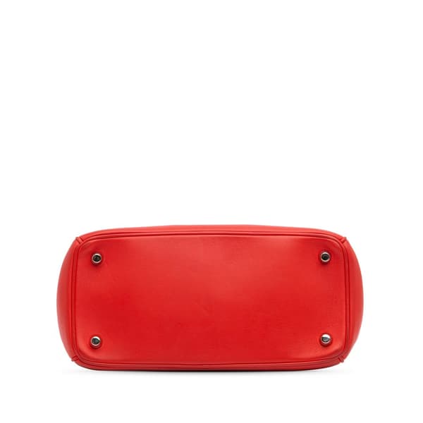 Pre-owned Dior Small Leather Be Dior Flap Red