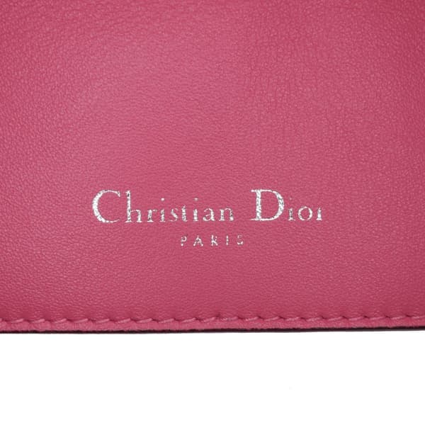 Pre-owned Dior Small Leather Be Dior Flap Red