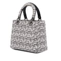 Miniatyrbillede 2 af 10: Pre-owned Dior Medium Tweed Lady Dior White