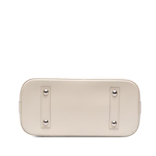Pre-owned Louis Vuitton Epi Alma PM White