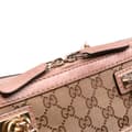 Miniatyrbillede 7 af 10: Pre-owned Gucci GG Canvas Bella Satchel Brown