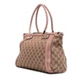 Miniatyrbillede 2 af 10: Pre-owned Gucci GG Canvas Bella Satchel Brown