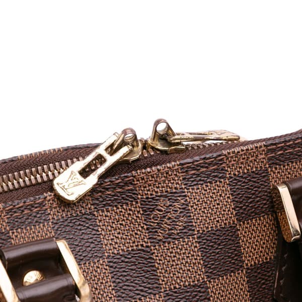 Pre-owned Louis Vuitton Damier Ebene Alma PM Brown