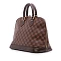 Miniatyrbillede 2 af 7: Pre-owned Louis Vuitton Damier Ebene Alma PM Brown