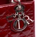 Pikkukuva 7 / 9: Pre-owned Dior Medium Patent Cannage Lady Dior Red
