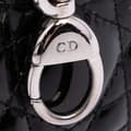 Pikkukuva 9 / 10: Pre-owned Dior Medium Patent Cannage Lady Dior Black