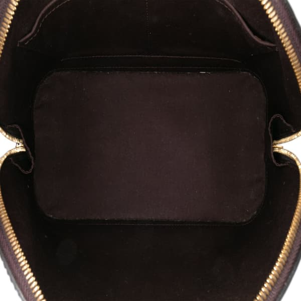 Pre-owned Louis Vuitton Monogram Vernis Alma PM Purple