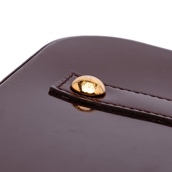 Pre-owned Louis Vuitton Monogram Vernis Alma PM Purple