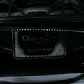 Miniatyrbilde 5 av 10: Pre-owned Dior Medium Patent Cannage Lady Dior Black