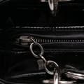 Miniatyrbilde 8 av 10: Pre-owned Dior Medium Patent Cannage Lady Dior Black