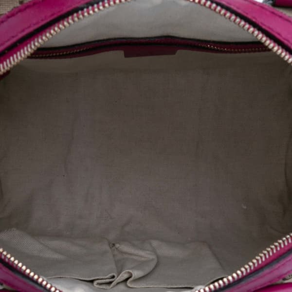 Pre-owned Gucci GG Canvas Joy Boston Bag Brown