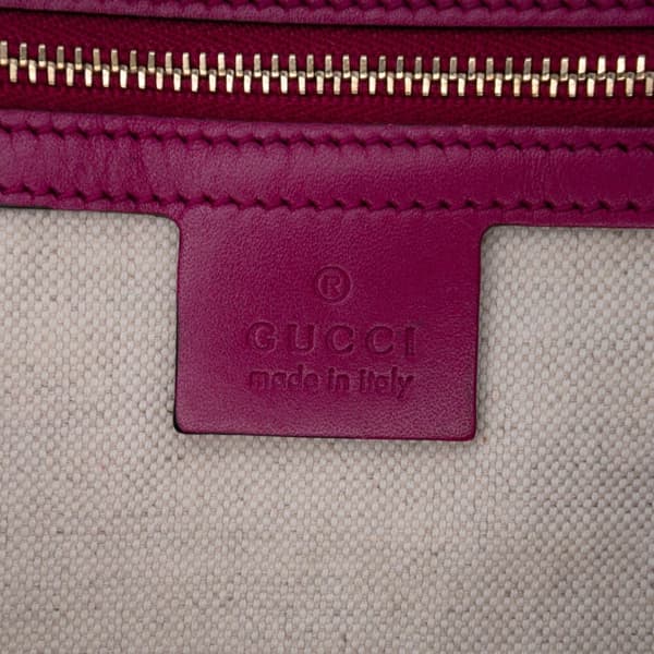 Pre-owned Gucci GG Canvas Joy Boston Bag Brown