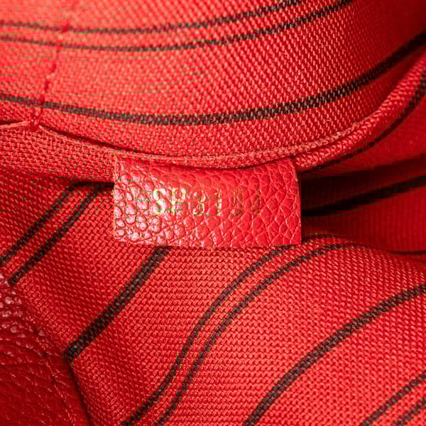 Pre-owned Louis Vuitton Monogram Empreinte Montaigne MM Red