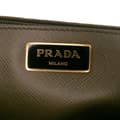 Miniatyrbilde 5 av 10: Pre-owned Prada Medium Saffiano Lux Galleria Double Zip Green
