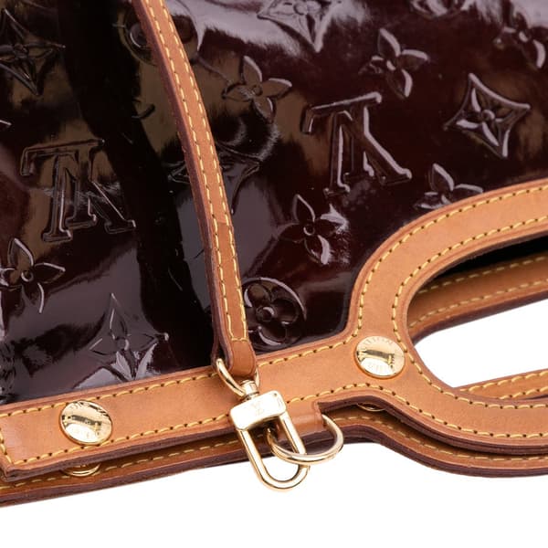 Pre-owned Louis Vuitton Monogram Vernis Roxbury Drive Purple