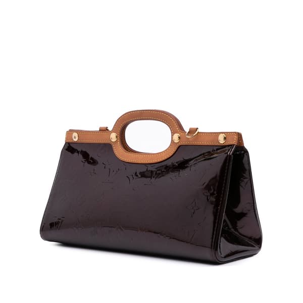 Pre-owned Louis Vuitton Monogram Vernis Roxbury Drive Purple