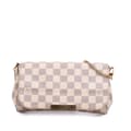 Miniatyrbillede 1 af 10: Pre-owned Louis Vuitton Damier Azur Favorite PM White