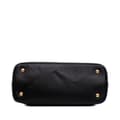 Miniatyrbillede 3 af 10: Pre-owned Prada Medium Saffiano Lux Galleria Satchel Black