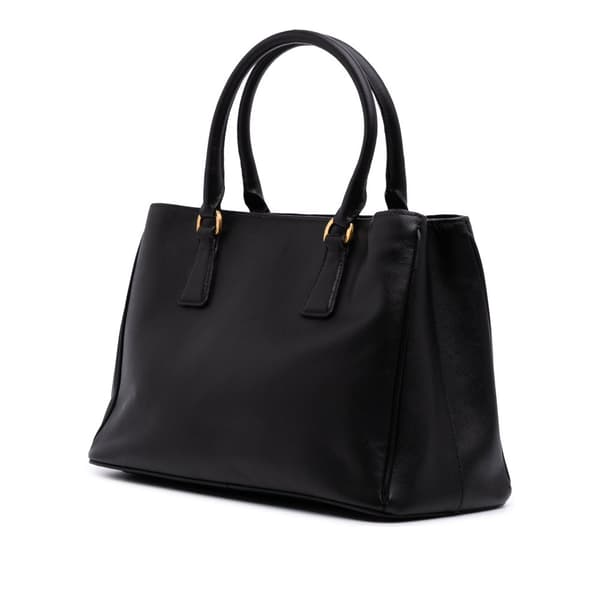 Pre-owned Prada Medium Saffiano Lux Galleria Satchel Black