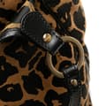 Miniatyrbillede 8 af 10: Pre-owned Fendi Leopard Print Chef Canvas Handbag Brown