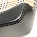 Miniatyrbild 8 av 10: Pre-owned Burberry Haymarket Check Canvas Handbag Brown