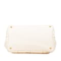 Miniatyrbilde 3 av 10: Pre-owned Prada Canvas Canapa Logo Satchel White