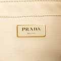 Miniatyrbilde 5 av 10: Pre-owned Prada Canvas Canapa Logo Satchel White
