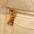 Miniatyrbilde 8 av 10: Pre-owned Prada Canvas Canapa Logo Satchel White