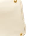 Miniatyrbilde 10 av 10: Pre-owned Prada Canvas Canapa Logo Satchel White